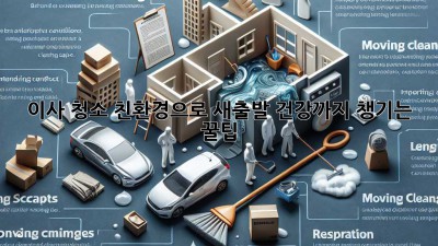 이사 청소: 친환경으로 새출발, 건강까지 챙기는 꿀팁
